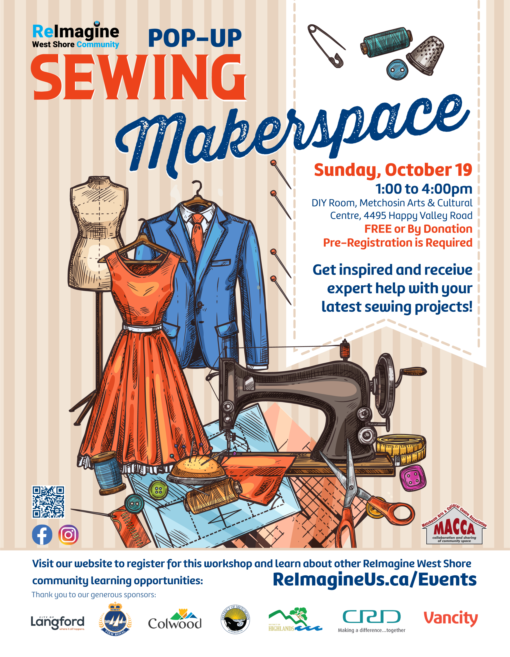 Sewing Makerspace Poster OCT 2025