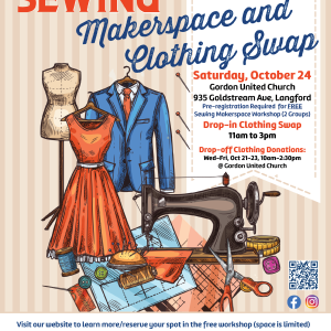 Sewing Makerspace October 24 | 1:30pm Start